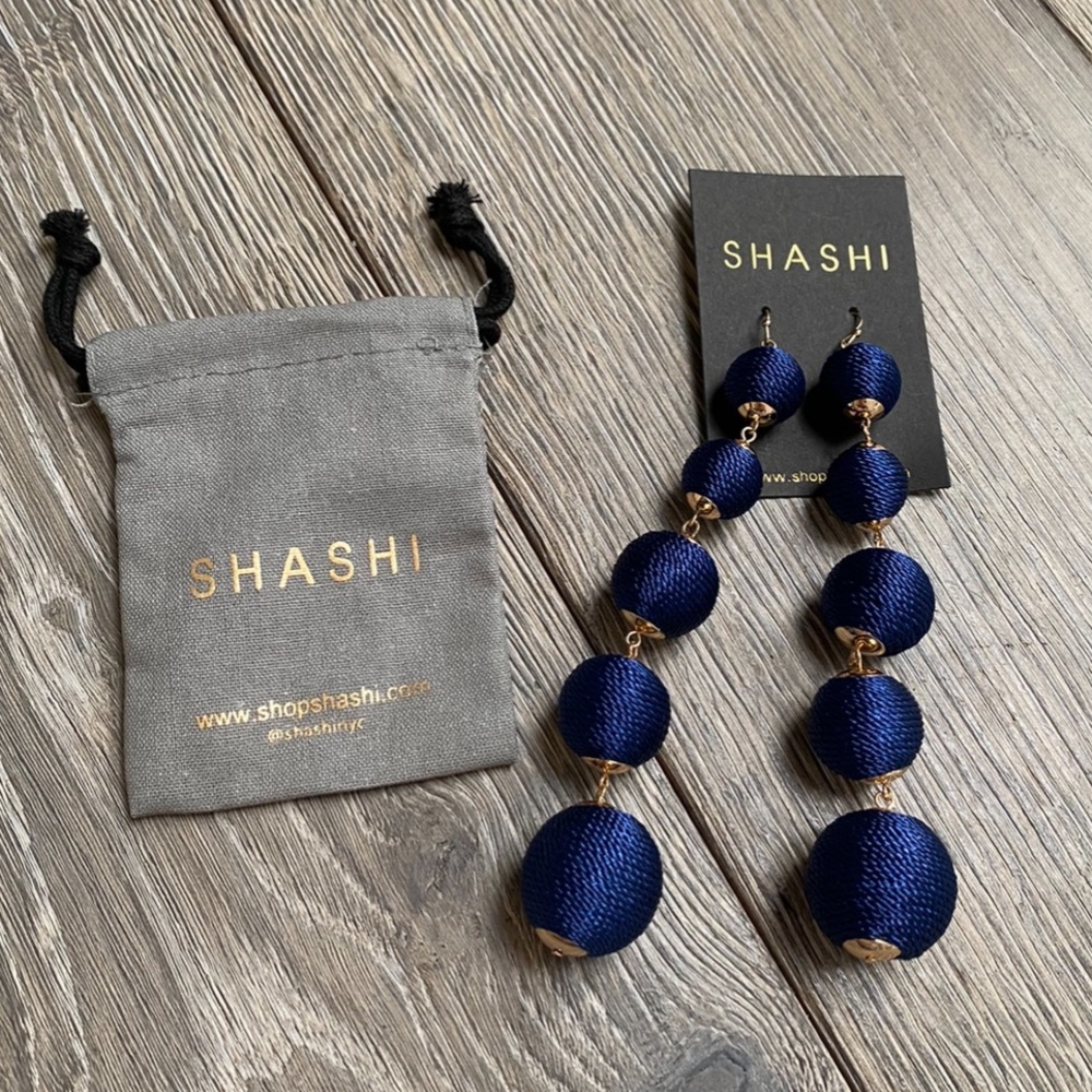 NWT Shashi Ball Drop Earrings